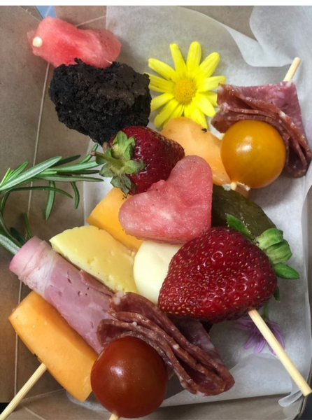 Fruit and meat box