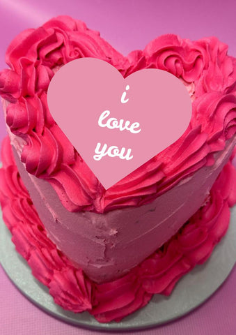 Valentine’s small lunchbox cake