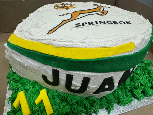 Rugby cake