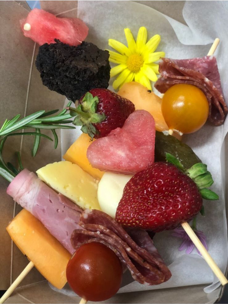 Fruit and meat box