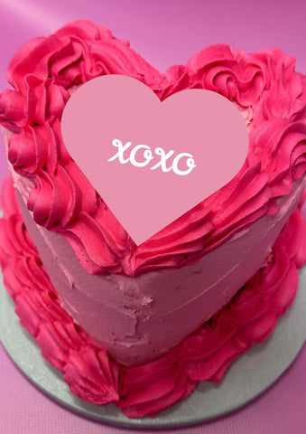 Valentine’s small lunchbox cake