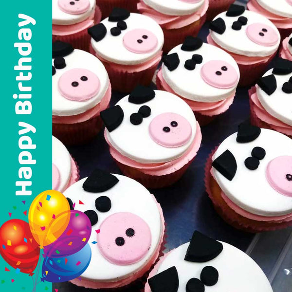 Farm Animals Cupcake
